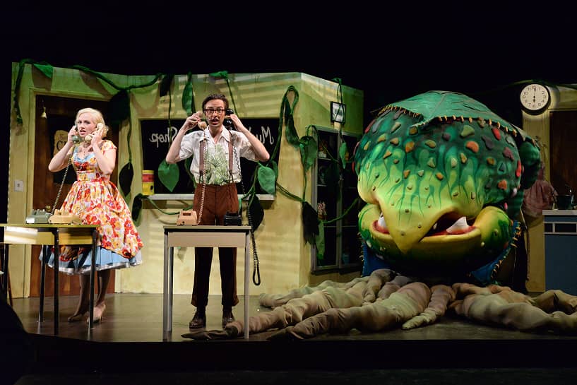 a person and person on stage