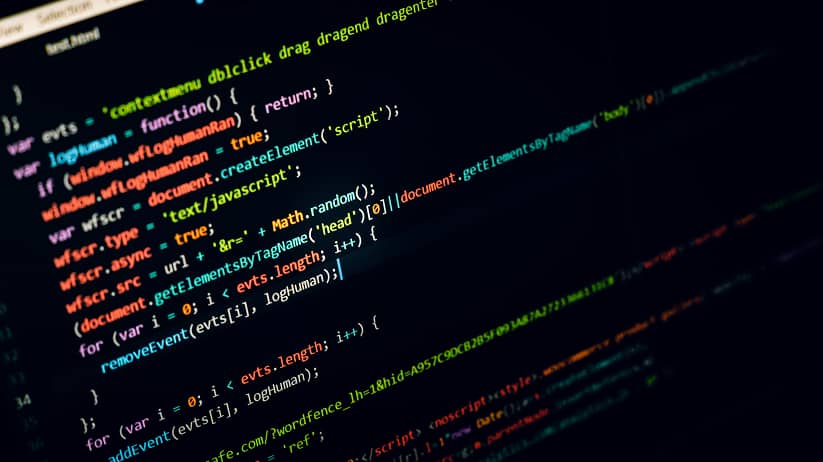 a computer screen with colorful text