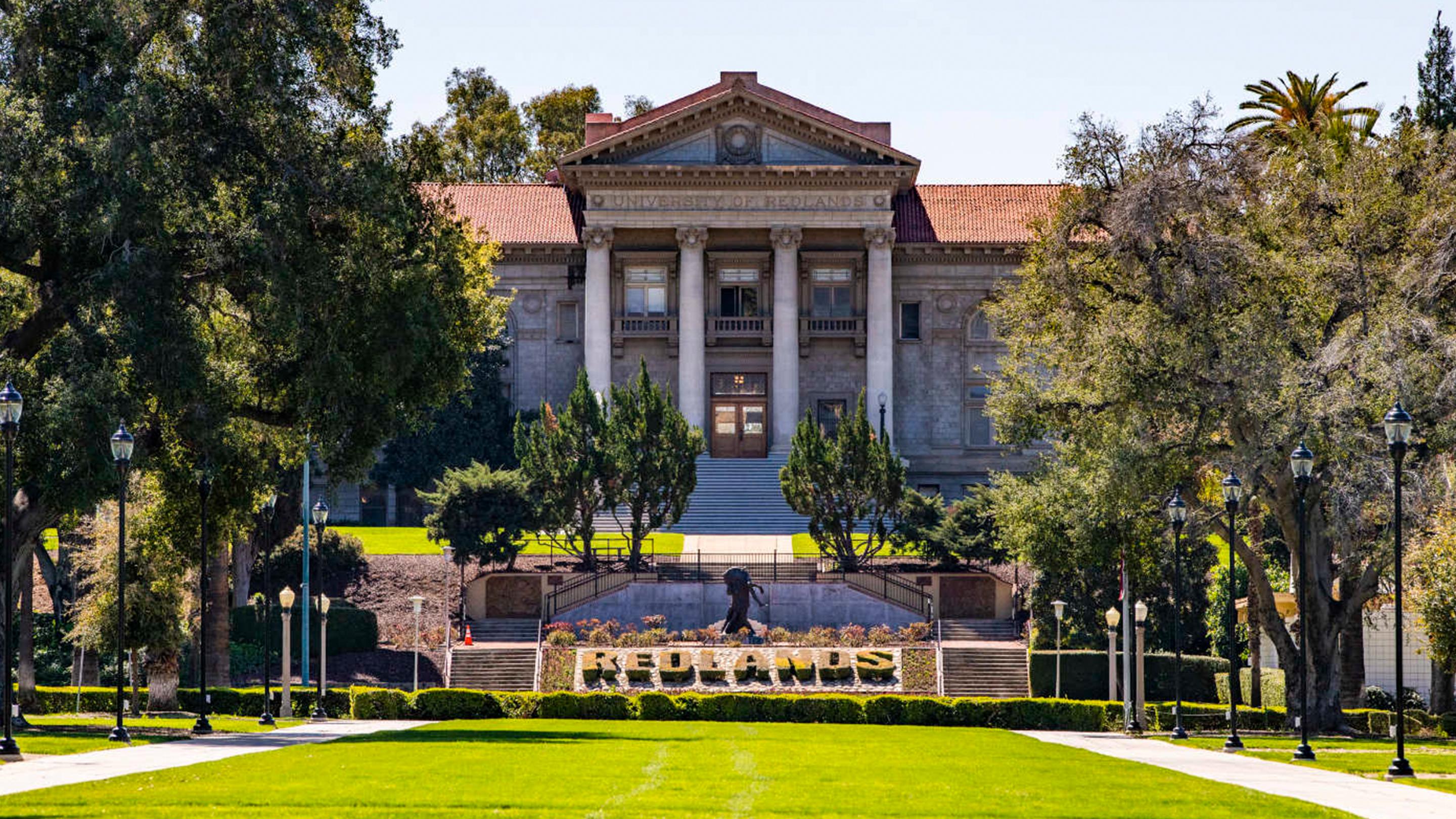 a building with a sign in front of it