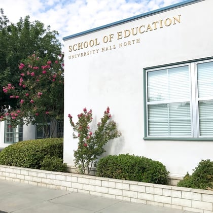 a building with a sign on the side