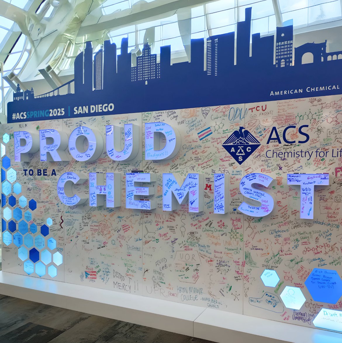 a sign with writing on it