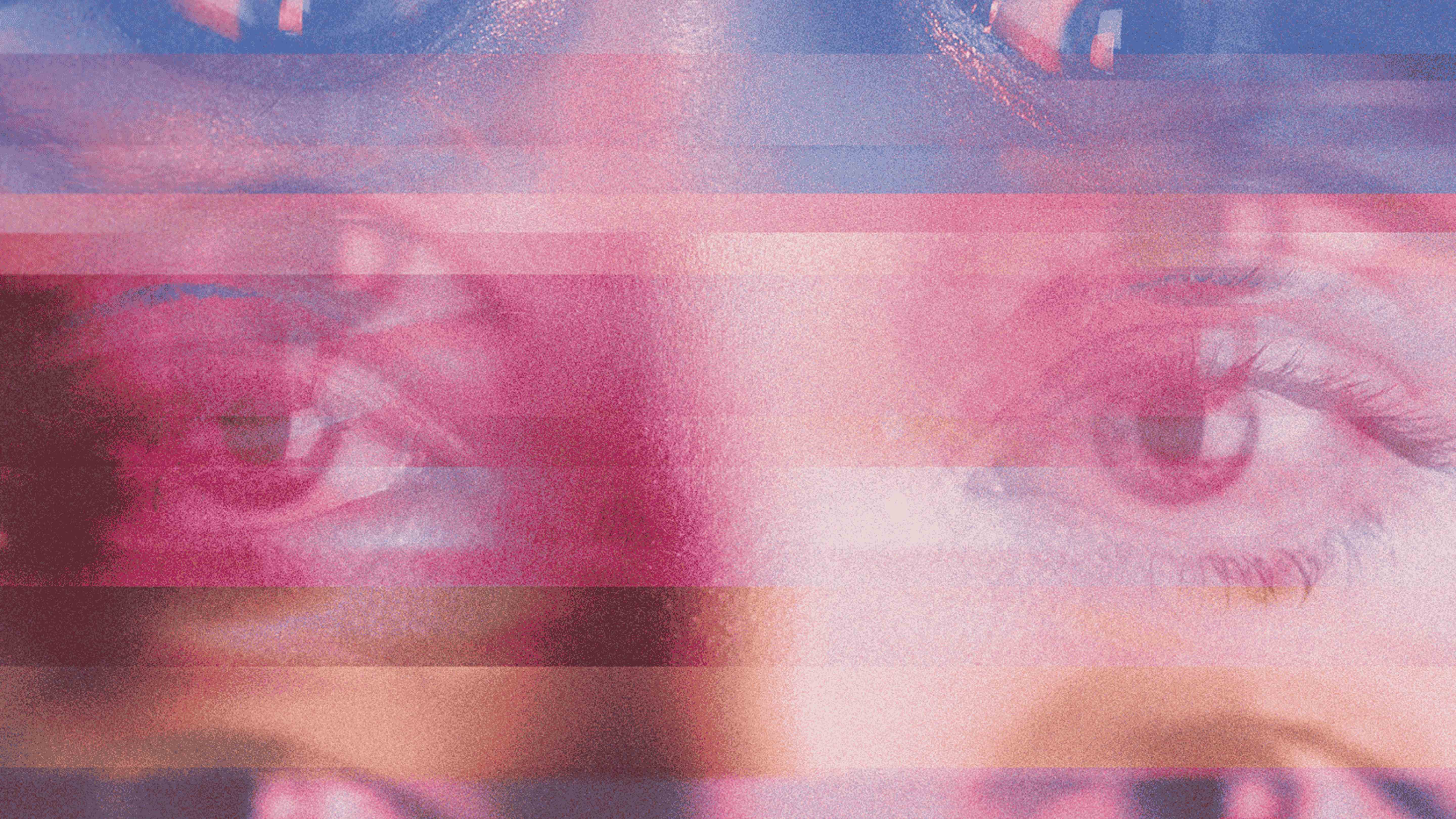 a close up of a woman's face