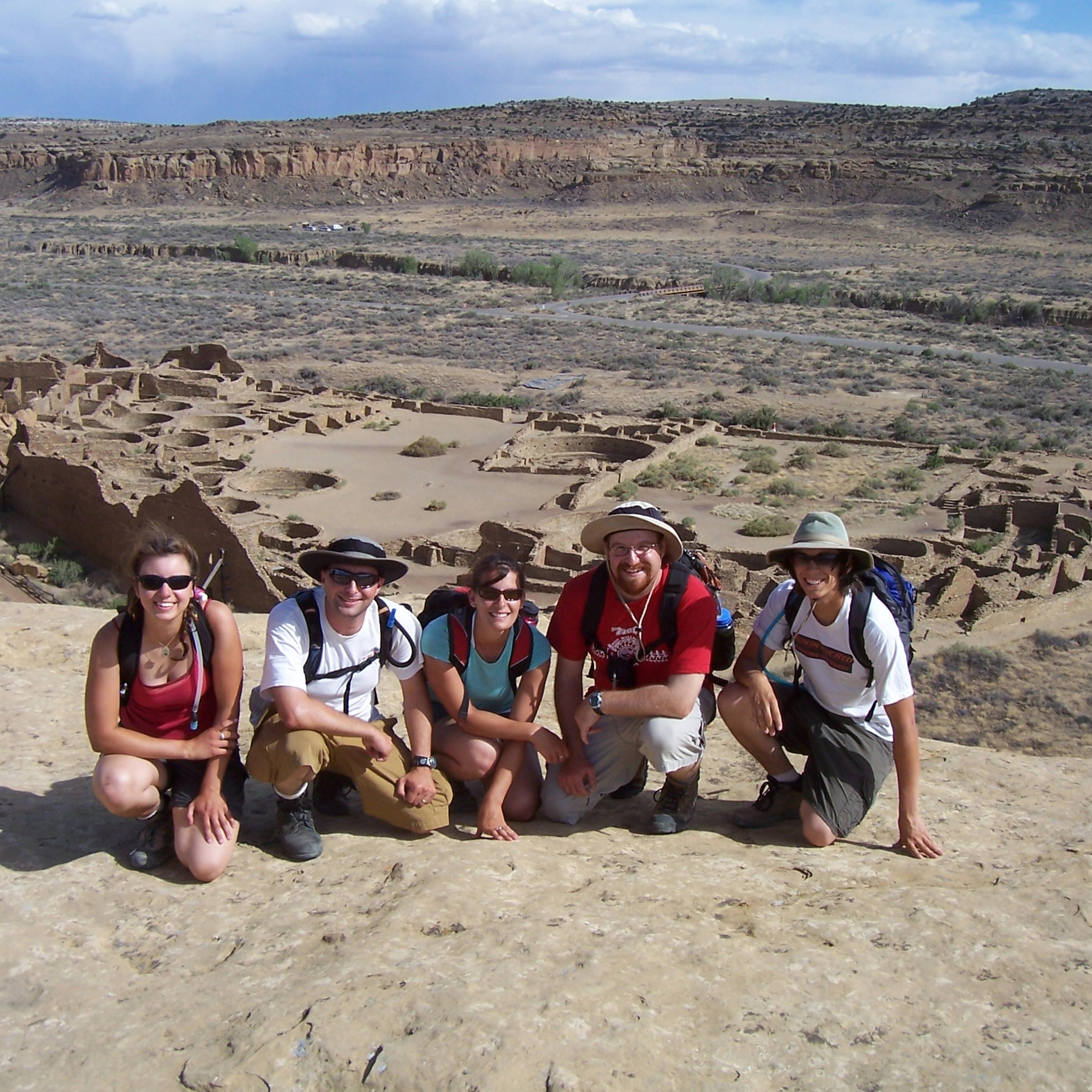 a group of people posing for a picture