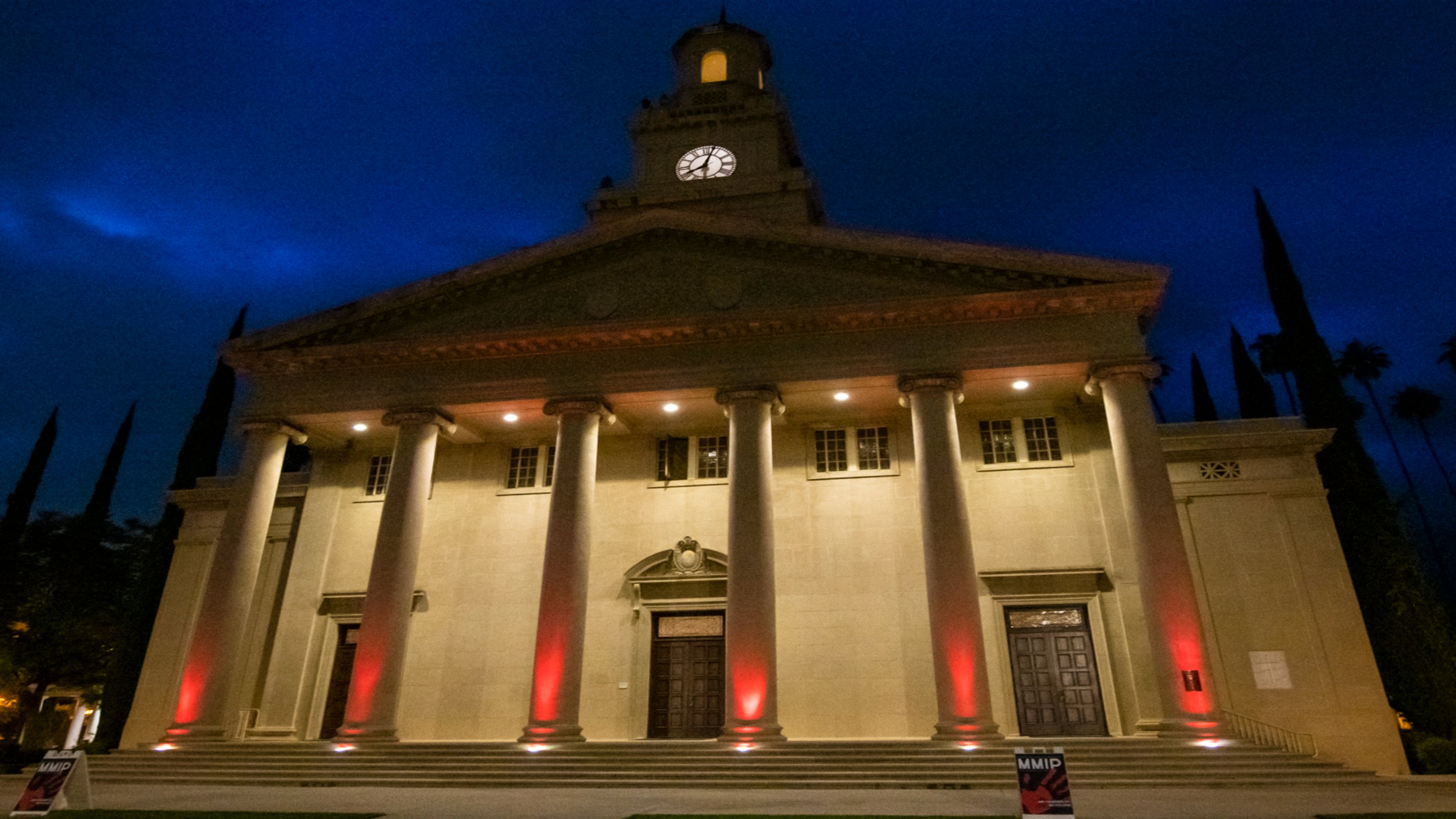 a building with a clock tower