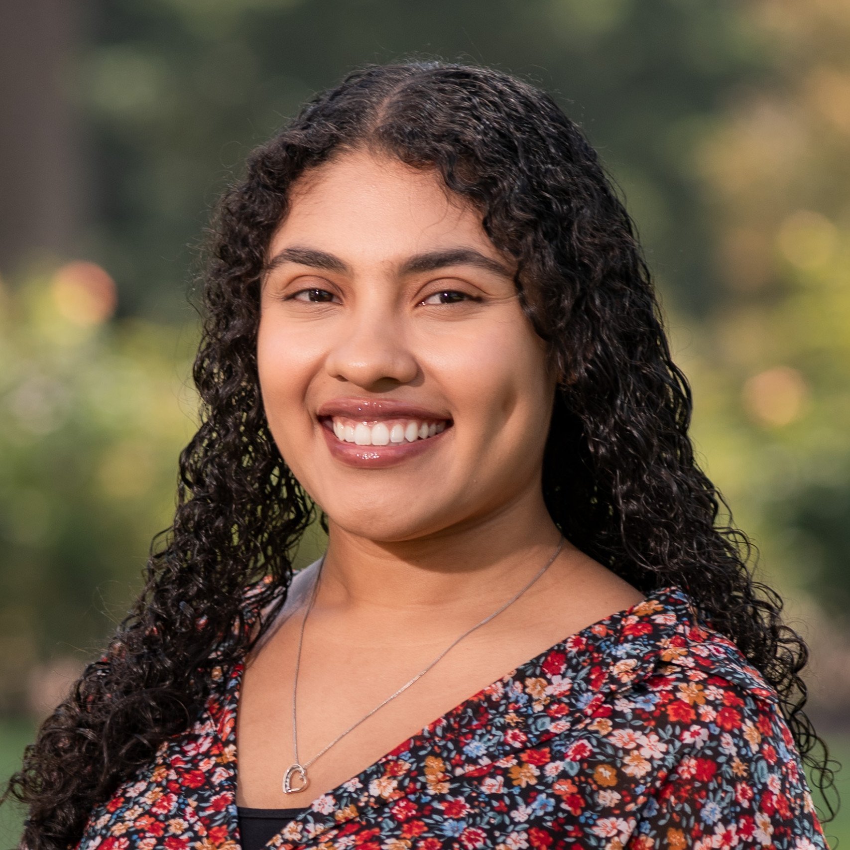 a woman smiling at camera