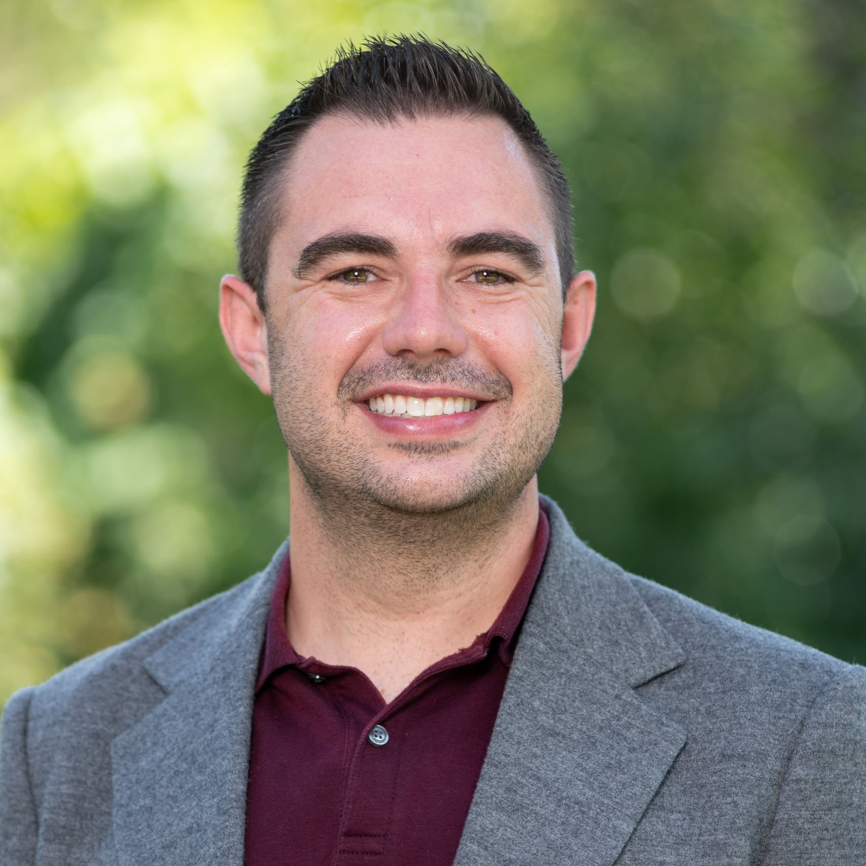 a man in a suit jacket