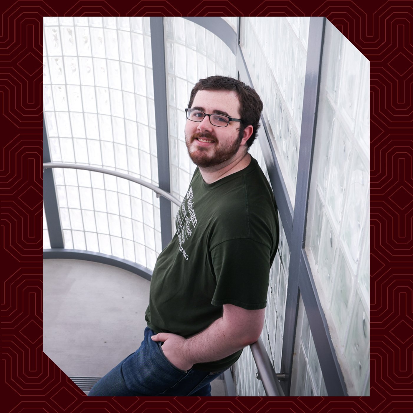 a person leaning on a railing