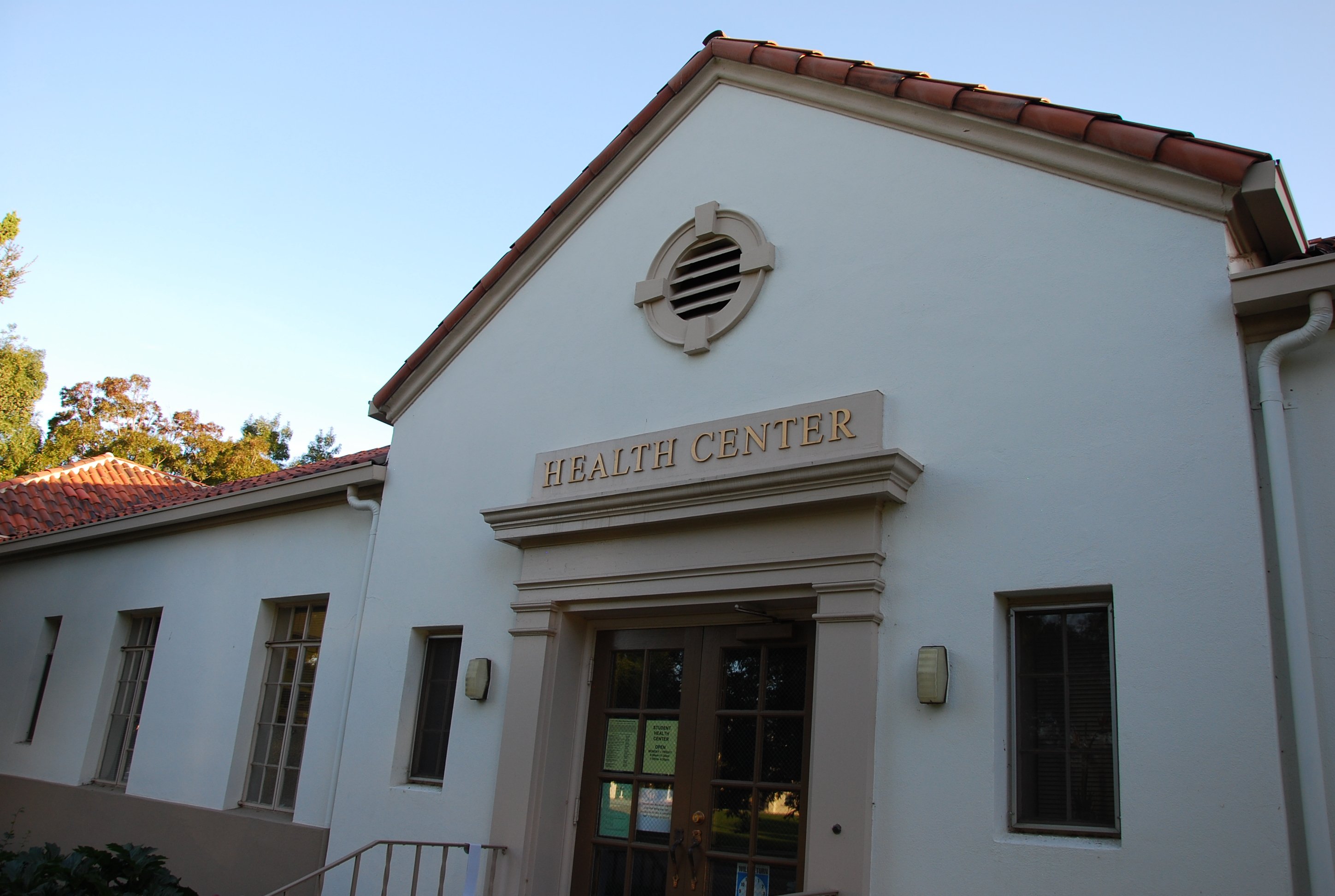 a building with a sign on the front