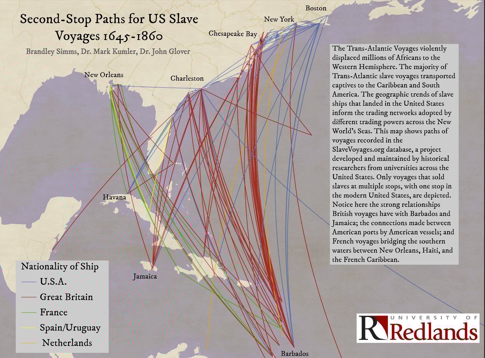 a map of the person trade