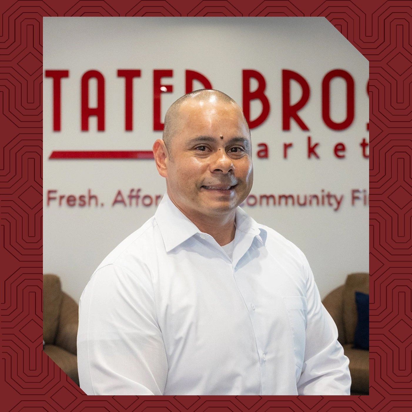 a man in a white shirt