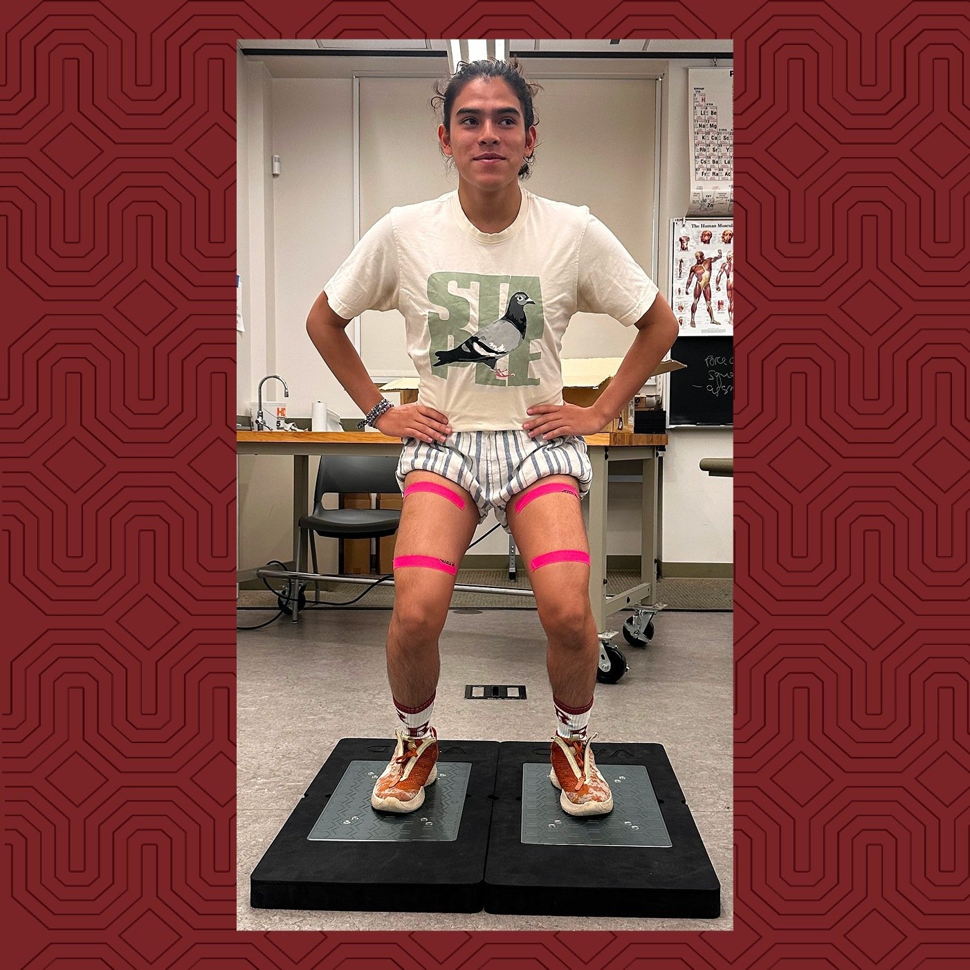 a man standing on a platform