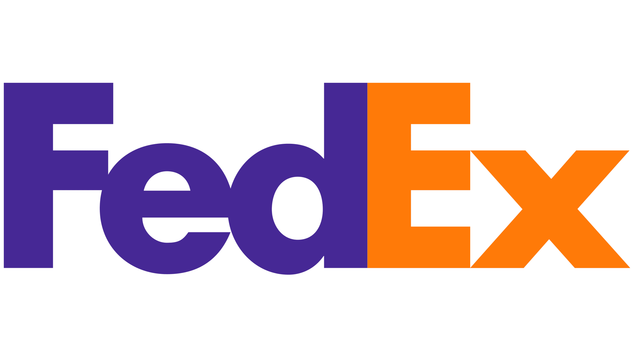 a purple and orange logo