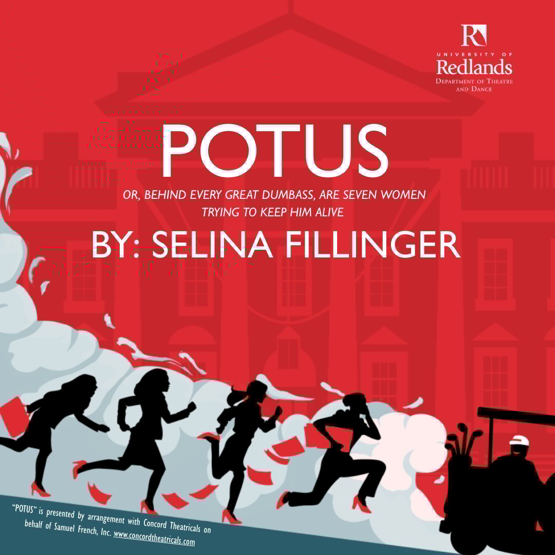 a poster of a running woman