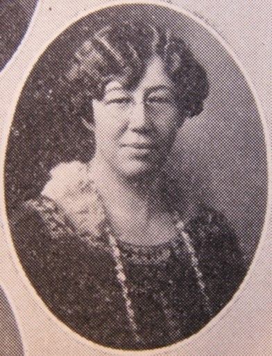 a close-up of a woman