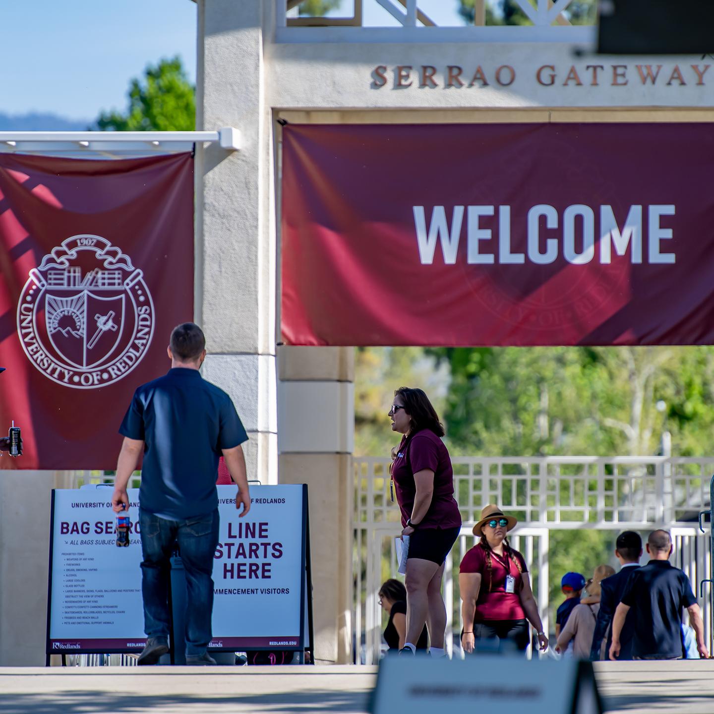 Mutiple media - Tedd Runner entrance to commencement