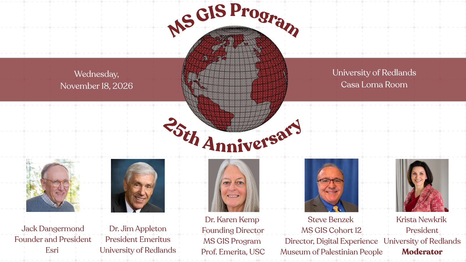 MS GIS Program 25th Anniversary
