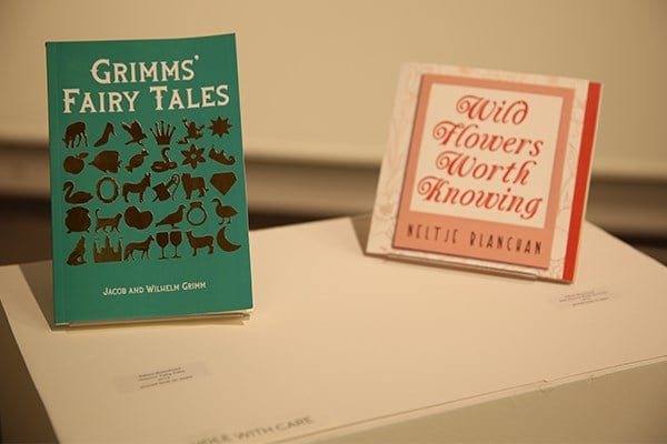 Tiffani Moorehead presents bound books she created as “an exercise in lettering, book art, and patience.”