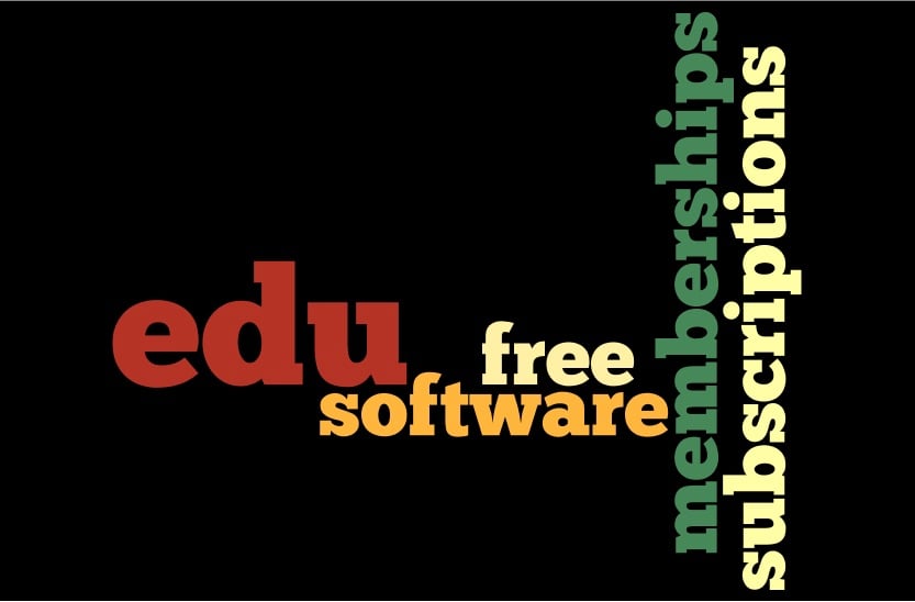 Title graphic for free .edu software
