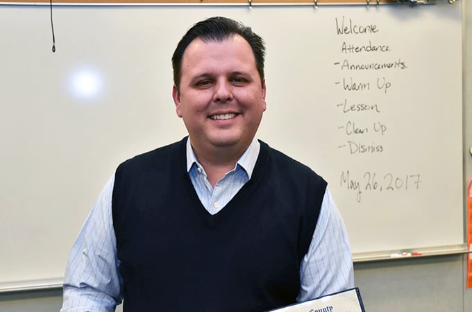 California Teacher of the Year- Brian McDaniel