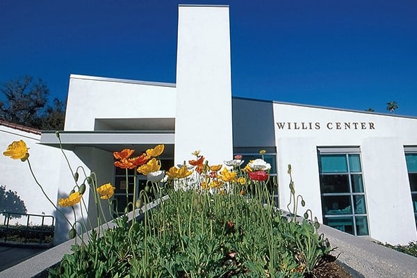 exterior view of willis center