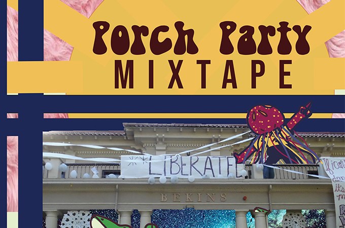 Student interns created this Johnston yearbook, Porch Party MixTape, with personalized pages for each graduate and commencement addresses by Professor Keith Osajima and Maxine Mchunguzi ’20.
