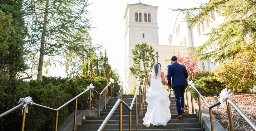 Stairs to Geneva Terrace and Stewart Chapel | Photo Credit: Kate's Captures Photography