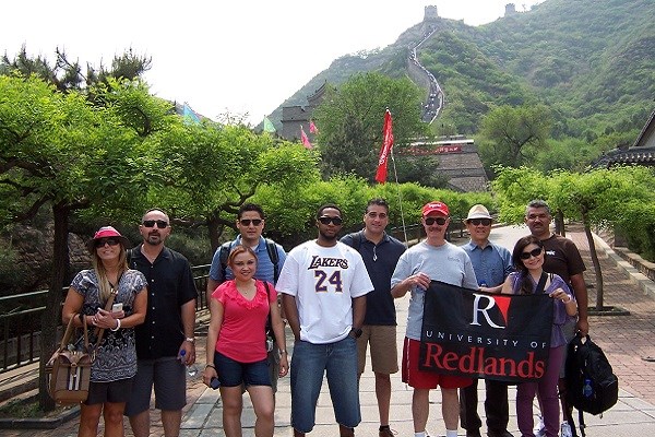 Group picture on the Great Wall of China