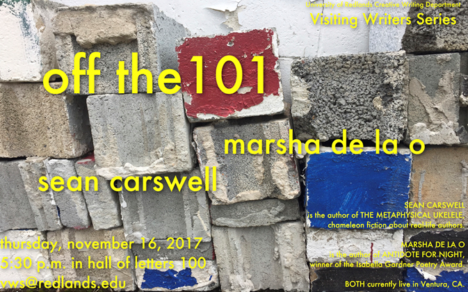 Visiting Writers Series Sean Carswell Marsha De La O