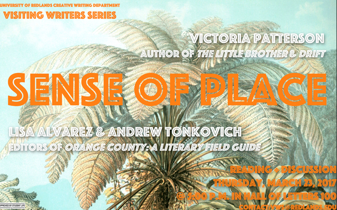 Visiting Writers Series Victoria Patterson, Lisa Alvarez, and Andrew Tonkovich