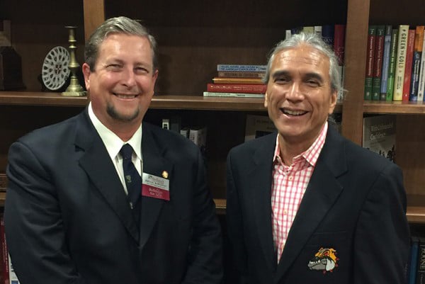 Dr. Marcus Castro and Bruce Rawding at the ACBSP conference